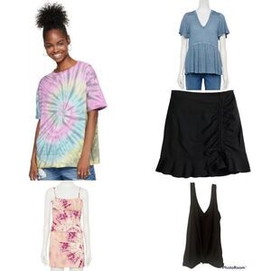 Juniors 6 Piece Bundle Lot Size XS Reseller New NWT $167‎